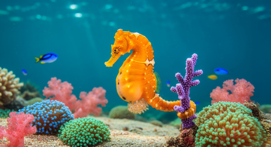 해마 위장술 이미지